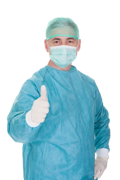 Portret van volwassen mannelijke chirurg — Stockfoto