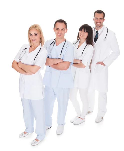 Group Of Doctors Standing In Row — Stock Photo, Image