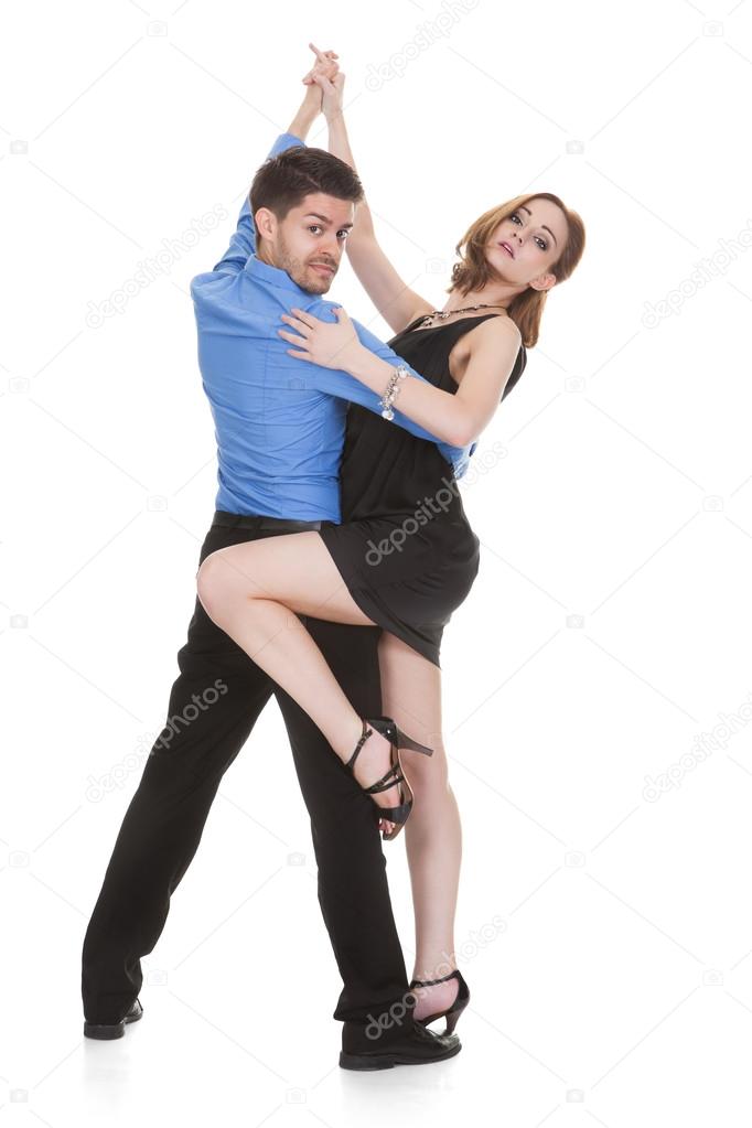 Young couple dancing