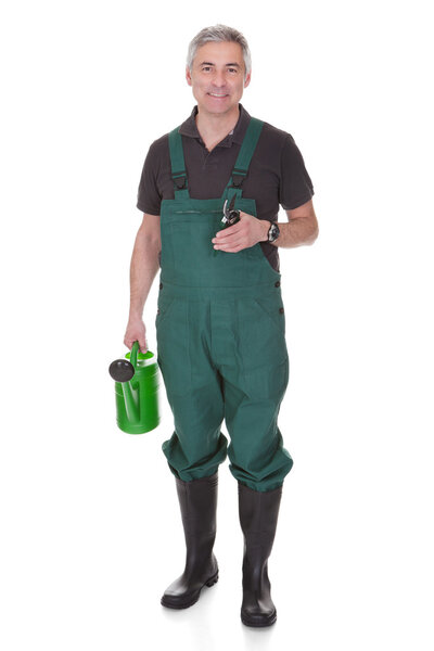 Portrait Of Mature Male Gardner