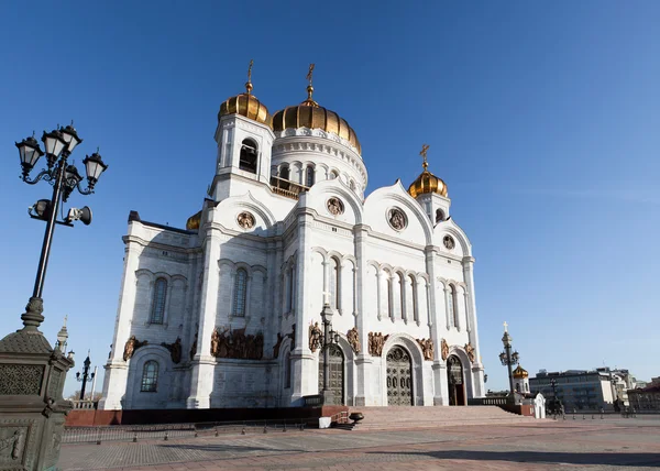 Собор Христа Спасителя в Москве — стоковое фото