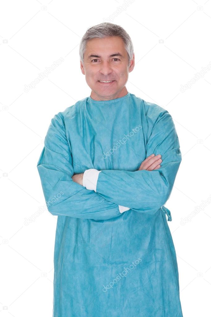 Portrait Of Mature Male Surgeon