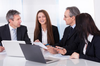 çalışan iş adamları portresi