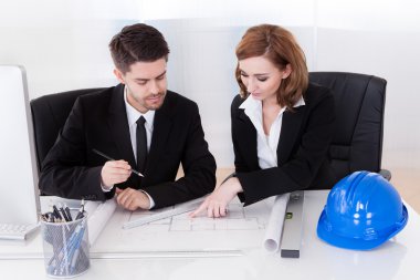 çalışma iki samimi Mimarlar portresi