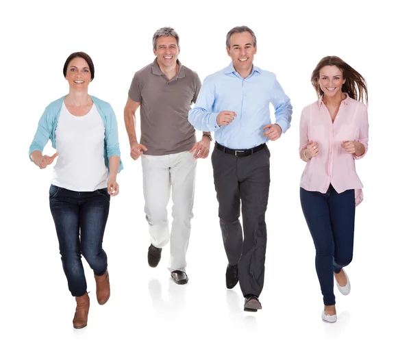 Retrato de la carrera feliz — Foto de Stock