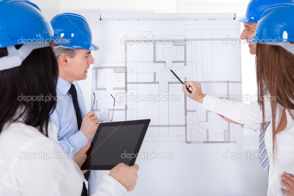 Architects Discussing Project