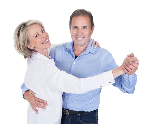 Retrato de pareja madura bailando — Foto de Stock