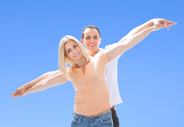 Retrato de casal amoroso — Fotografia de Stock