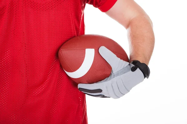 Portrait Of Young American Football Player — Stock Photo, Image