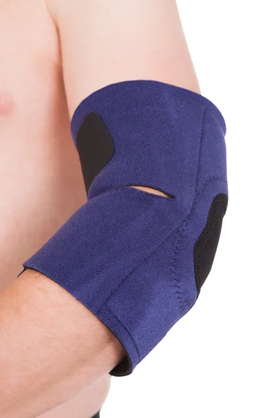 A Person Wearing Elbow Brace — Stock Photo, Image