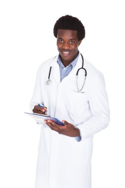 erkek doktor panosuna yazma