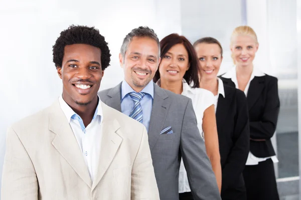 Felices Empresarios Multiraciales — Foto de Stock