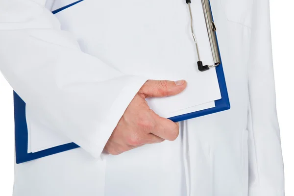 Male Doctor With Clipboard — Stock Photo, Image