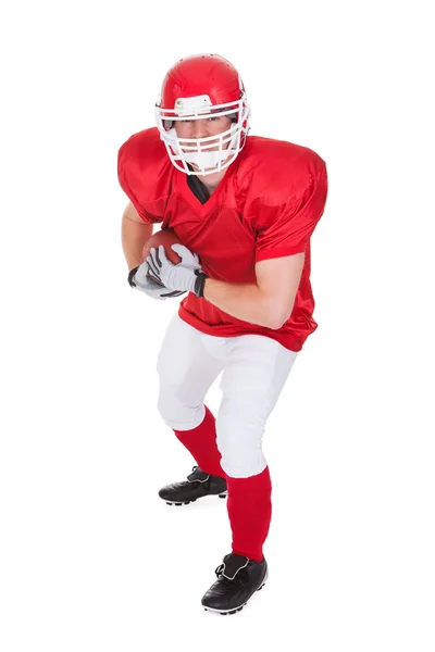 Portrait Of Young American Football Player — Stock Photo, Image