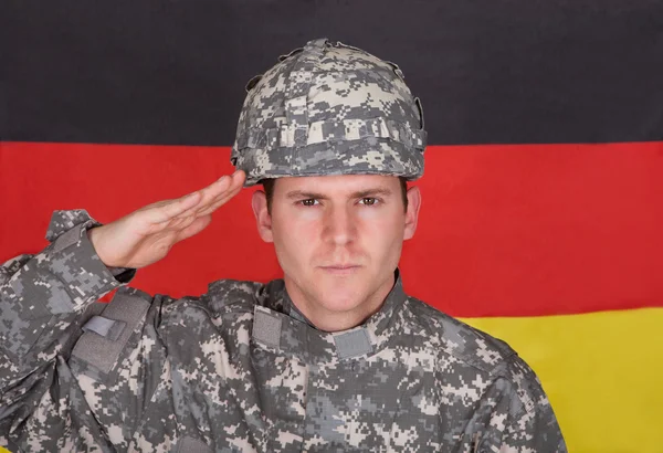 Portrait Of Solider — Stock Photo, Image