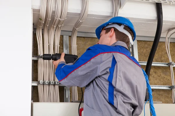 Portrait of construction worker — Stock Photo, Image