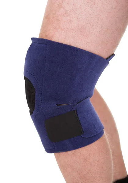 A Person Wearing Knee Brace — Stock Photo, Image