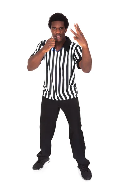 Ritratto di arbitro africano — Foto Stock