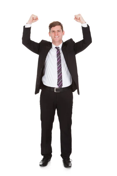 Retrato de homem de negócios feliz — Fotografia de Stock