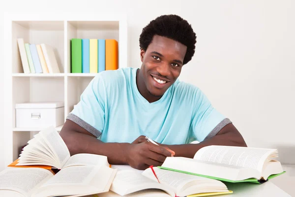 Young African Man Studying — Stock Photo, Image