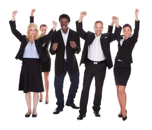 Happy Multi-racial Group Of Business People Stock Image