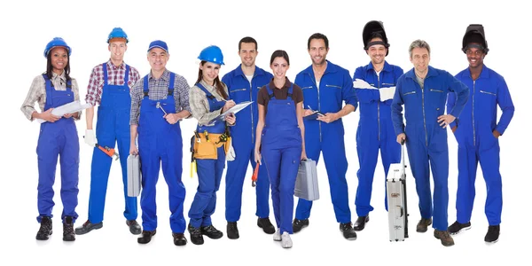 Group Of Industrial Workers — Stock Photo, Image
