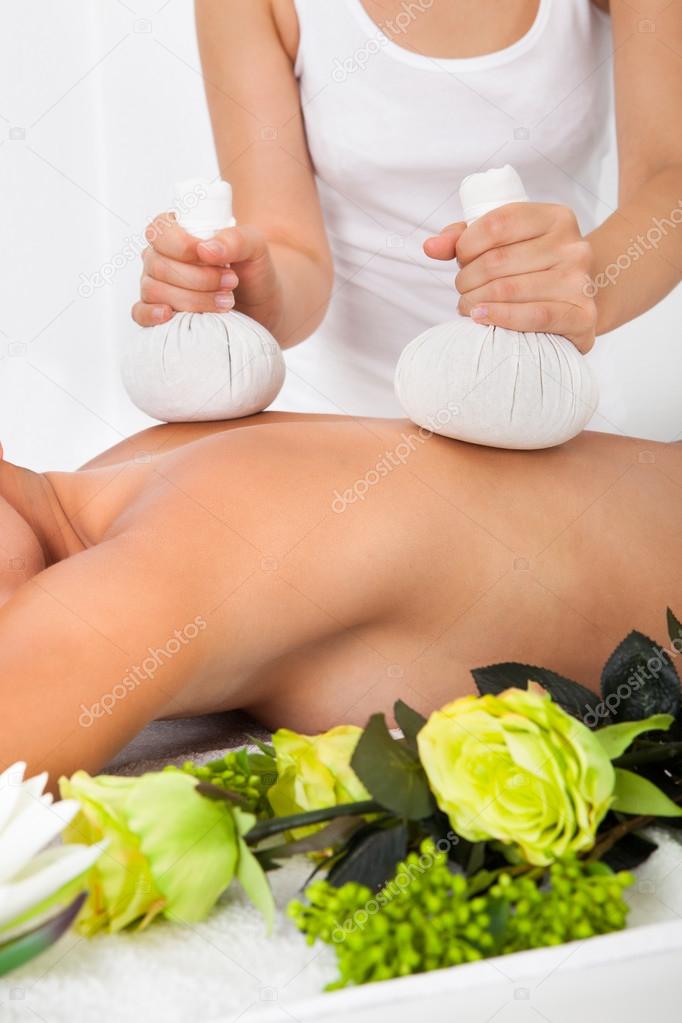 Young Woman In Spa