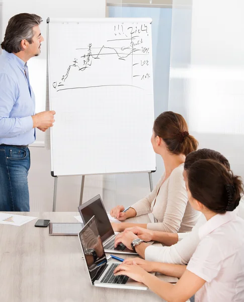 Business Presentation At Conference — Stock Photo, Image