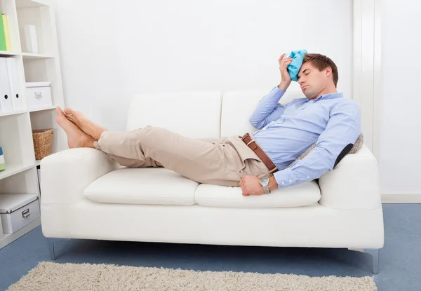 Man Suffering With Headache — Stock Photo, Image