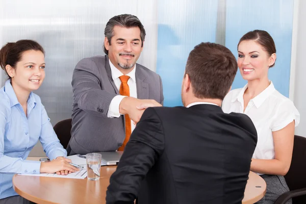 Two Business Partner Shaking Hands — Stock Photo, Image