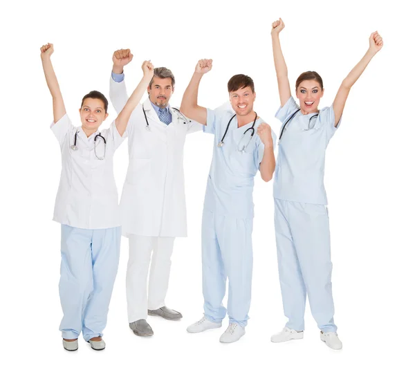 Group Of Happy Doctors — Stock Photo, Image