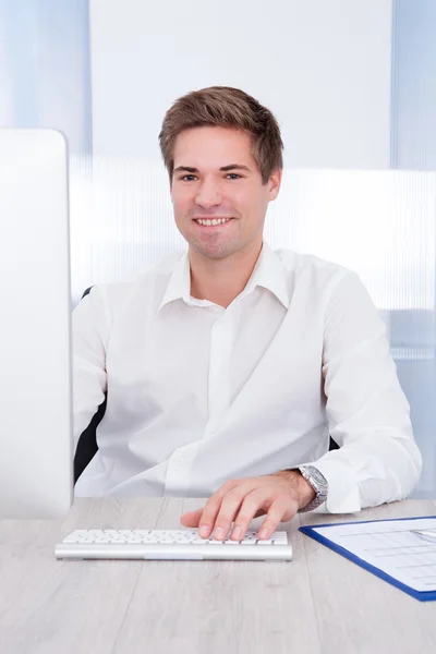 Businessman Working At Office — Stock Photo, Image