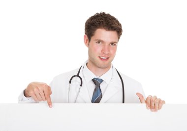 Mutlu doktor portresi