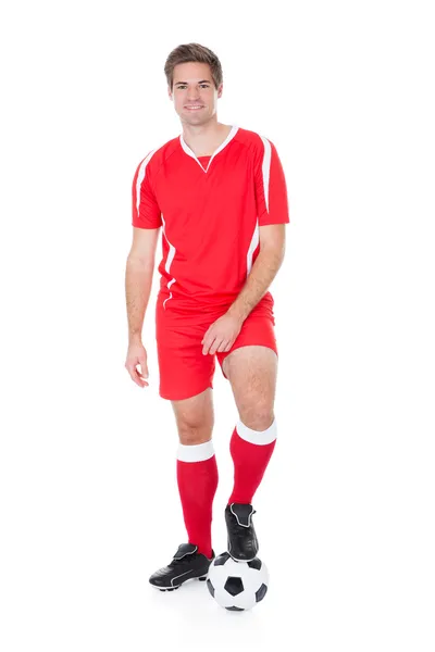 Portrait Of A Soccer Player — Stock Photo, Image