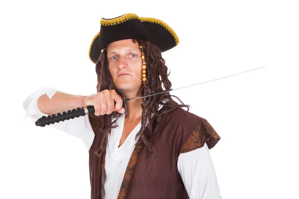 Pirate bedrijf zwaard — Stockfoto