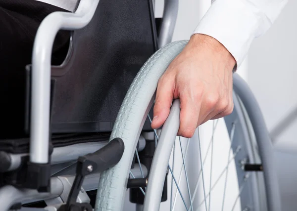 Businessman On Wheelchair — Stock Photo, Image