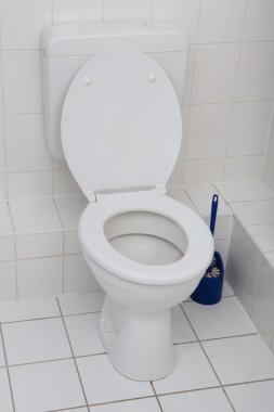 temiz banyo beyaz klozet