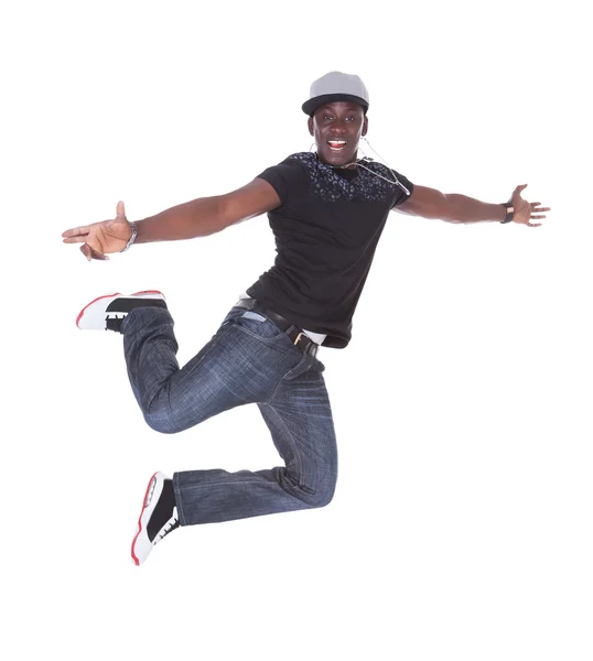 Happy Young Man Dancing — Stock Photo, Image