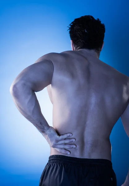 Man Suffering From Back Pain — Stock Photo, Image