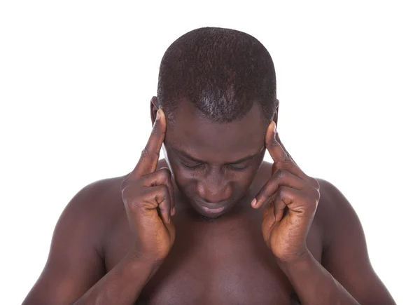 Young Man Suffering From Headache — Stock Photo, Image