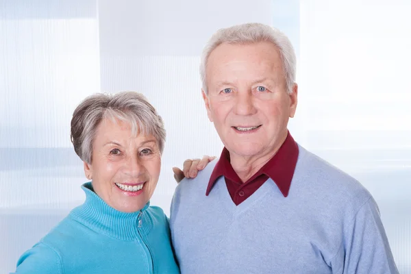 Retrato de feliz pareja de ancianos — Foto de Stock