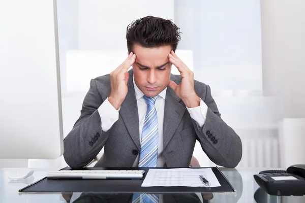 Stressed Businessman — Stock Photo, Image