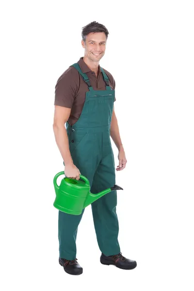 Gardener With Watering Can — Stock Photo, Image