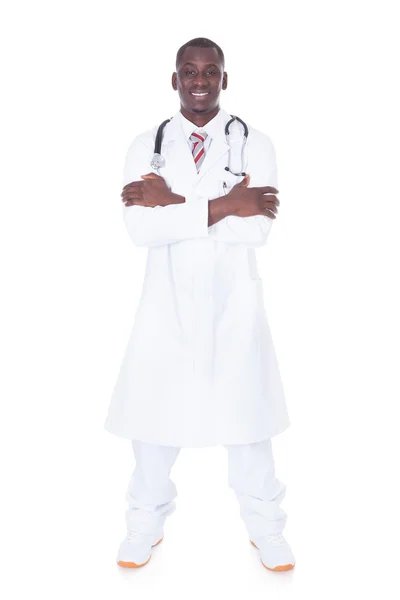 Африканский врач-мужчина — стоковое фото