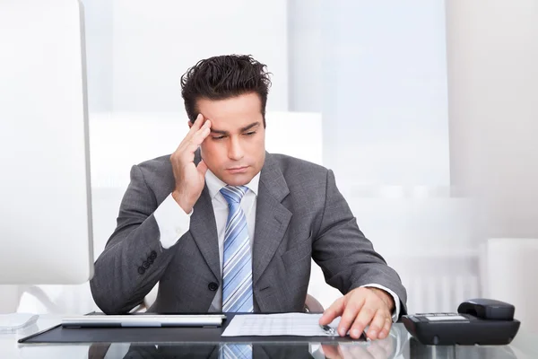 Stressed Businessman — Stock Photo, Image