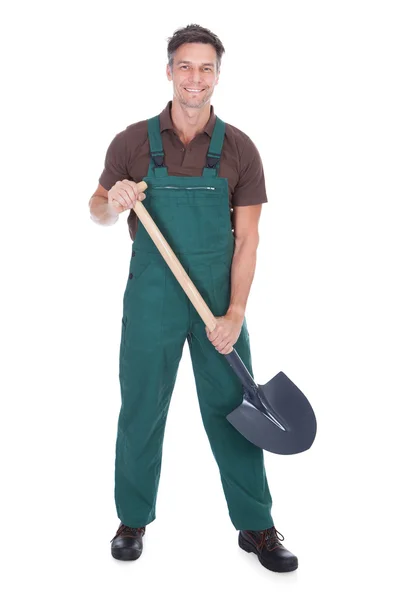 Happy Male Gardener — Stock Photo, Image