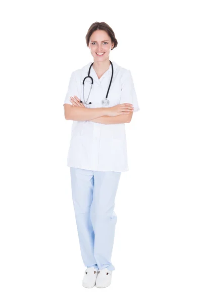 Felice medico femminile — Foto Stock