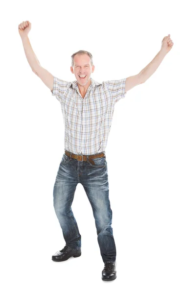 Portrait Of A Excited Mature Man — Stock Photo, Image