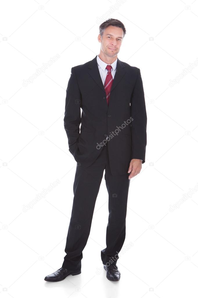 Portrait Of Happy Mature Businessman