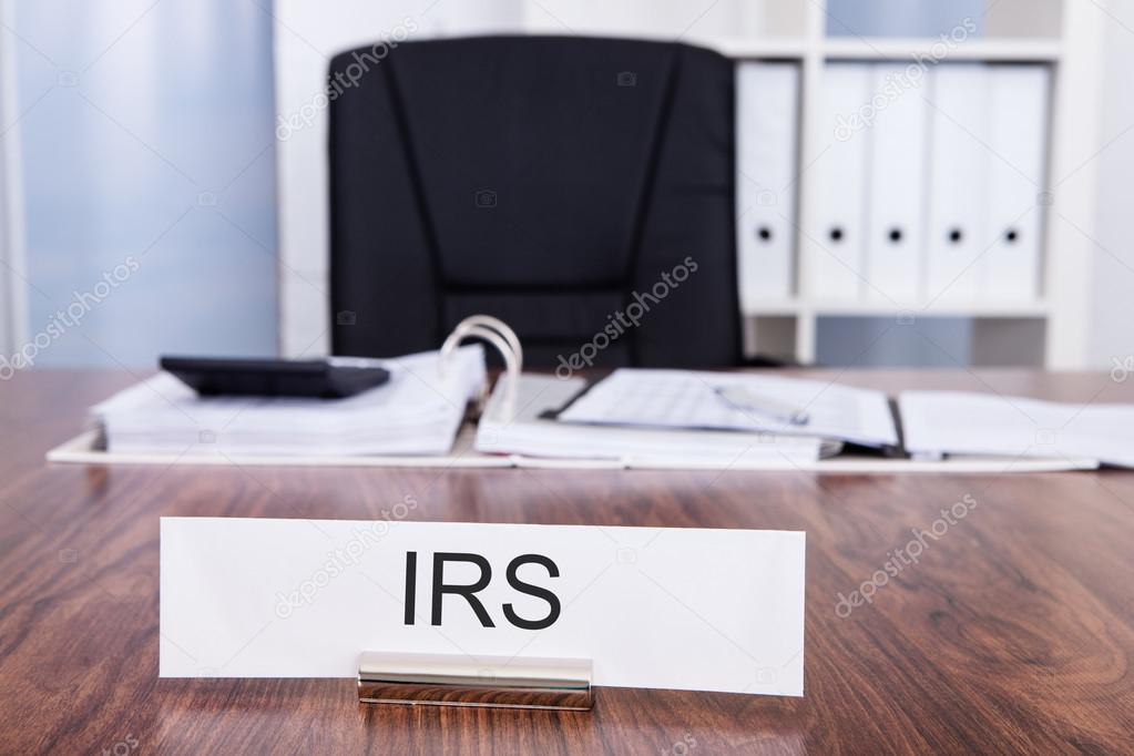 Irs Nameplate In Office